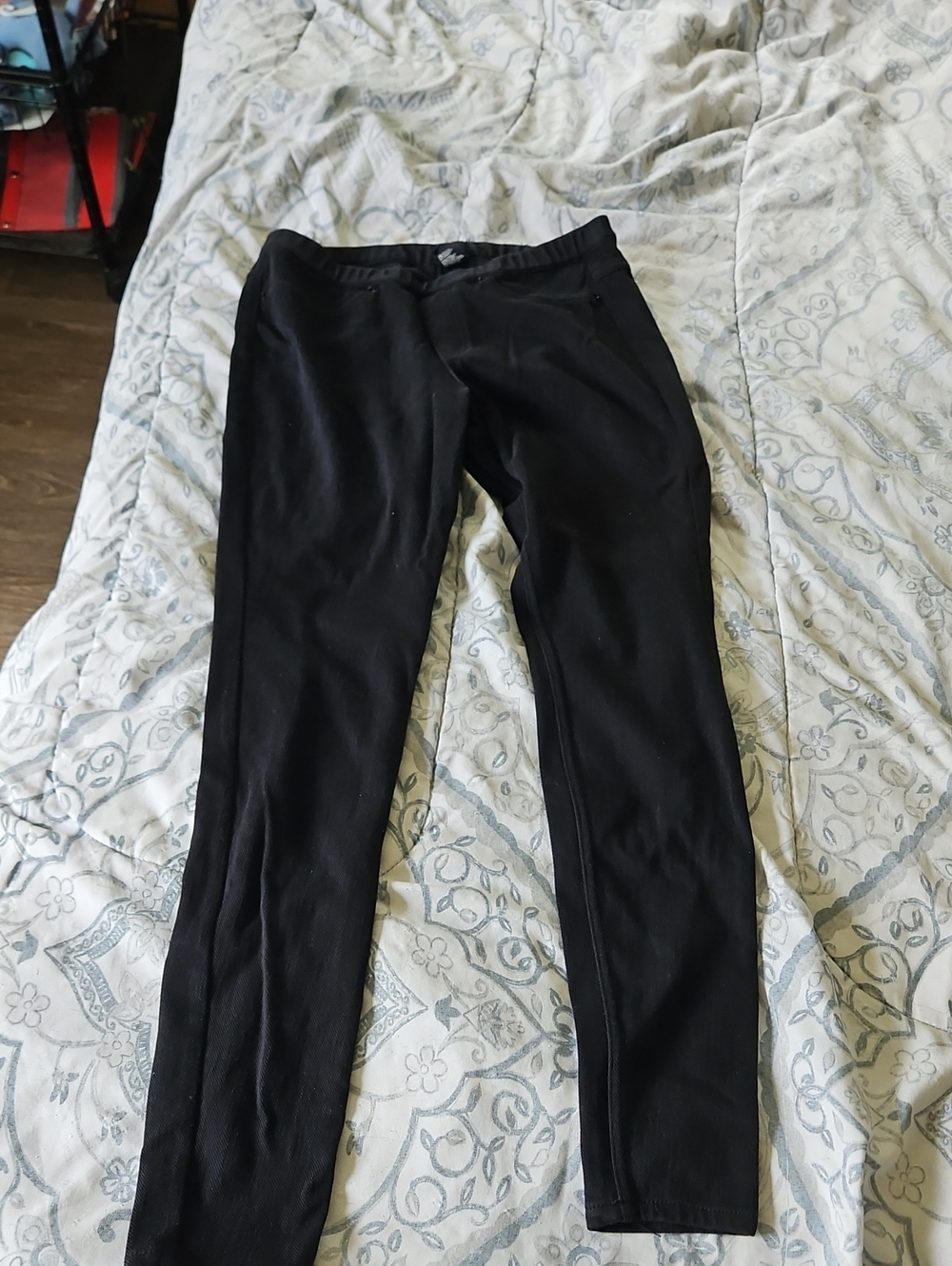 Girl's Black Stretch Jogger Pants